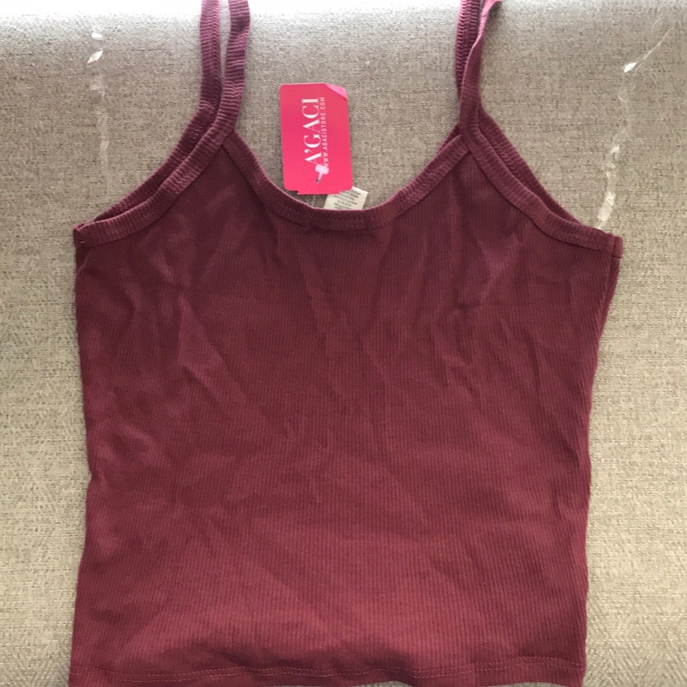 Rose pink crop top